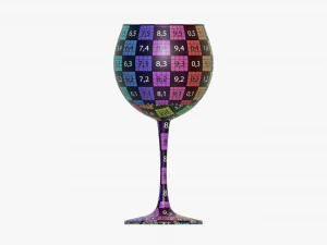 Wine Glass 03 3D Model