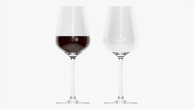 Wine Glass 04 3Dモデル .c4d .max .obj .3ds .fbx .stl .blend 