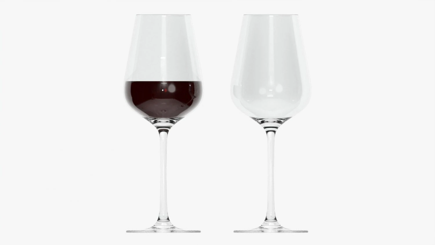 Wine Glass 04 3D Model .c4d .max .obj .3ds .fbx .stl .blend