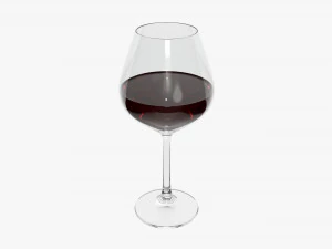 Wine Glass 05 3D Model