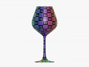 Wine Glass 05 3D Model