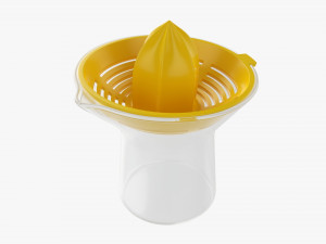 Lemon Hand Juicer With Cup 3D मॉडल