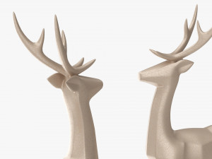 Decorative Christmas Reindeer Modèle 3D