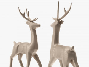 Decorative Christmas Reindeer Modèle 3D
