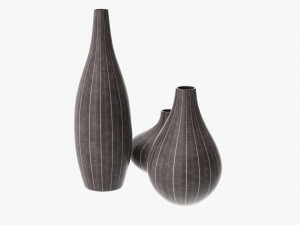 Decorative Vase Set Of Three 3D मॉडल