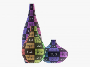 Decorative Vase Set Of Three 3D मॉडल