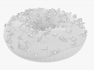Donut 01 3D Model