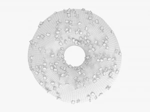 Donut 01 3D Model