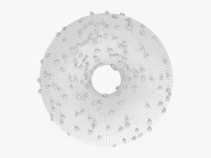 Donut 02 3D Model