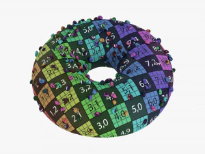 Donut 02 3D Model