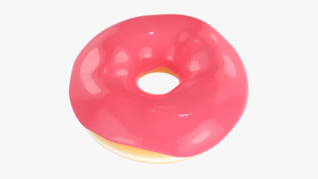 Donut 04 3D-Modell .c4d .max .obj .3ds .fbx .stl .blend 