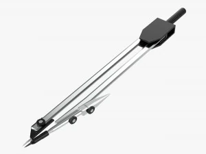 Tekenkompas 02 3D Model