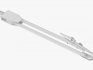 Drafting Compass 02 3D Model