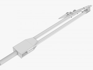 Drafting Compass 02 3D Model