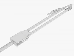 Drafting Compass 02 3D Model