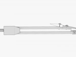 Drafting Compass 02 3D Model