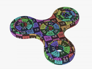 Fidget Spinner 3D-Modell