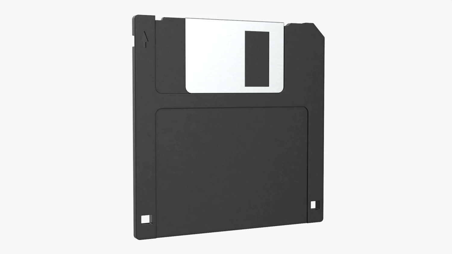 Floppy Disk 01 3D Model .c4d .max .obj .3ds .fbx .stl .blend 