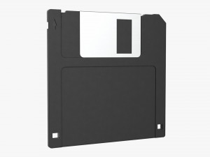 Floppy Disk 01 3D Model
