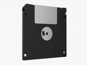 Floppy Disk 01 3D Model