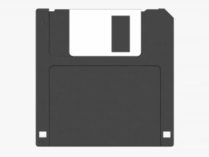 Floppy Disk 01 3D Model