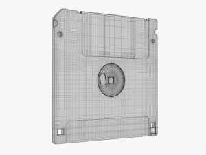 Floppy Disk 01 3D Model