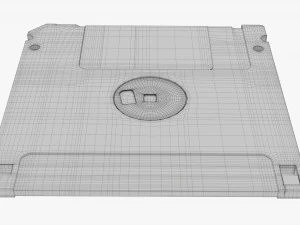 Floppy Disk 01 3D Model