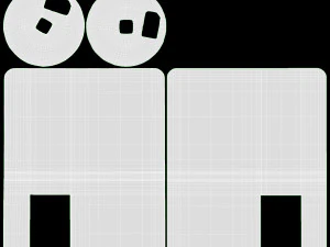 Floppy Disk 01 3D Model