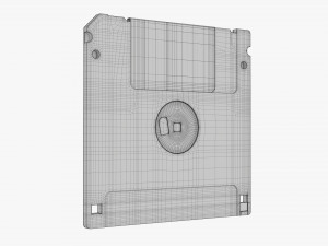 Floppy Disk 02 3D Model