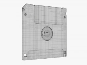 Floppy Disk 02 3D Model