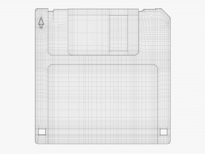Floppy Disk 02 3D Model