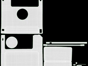Floppy Disk 02 3D Model