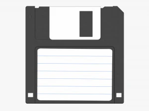 Floppy disk 03 Modello 3D