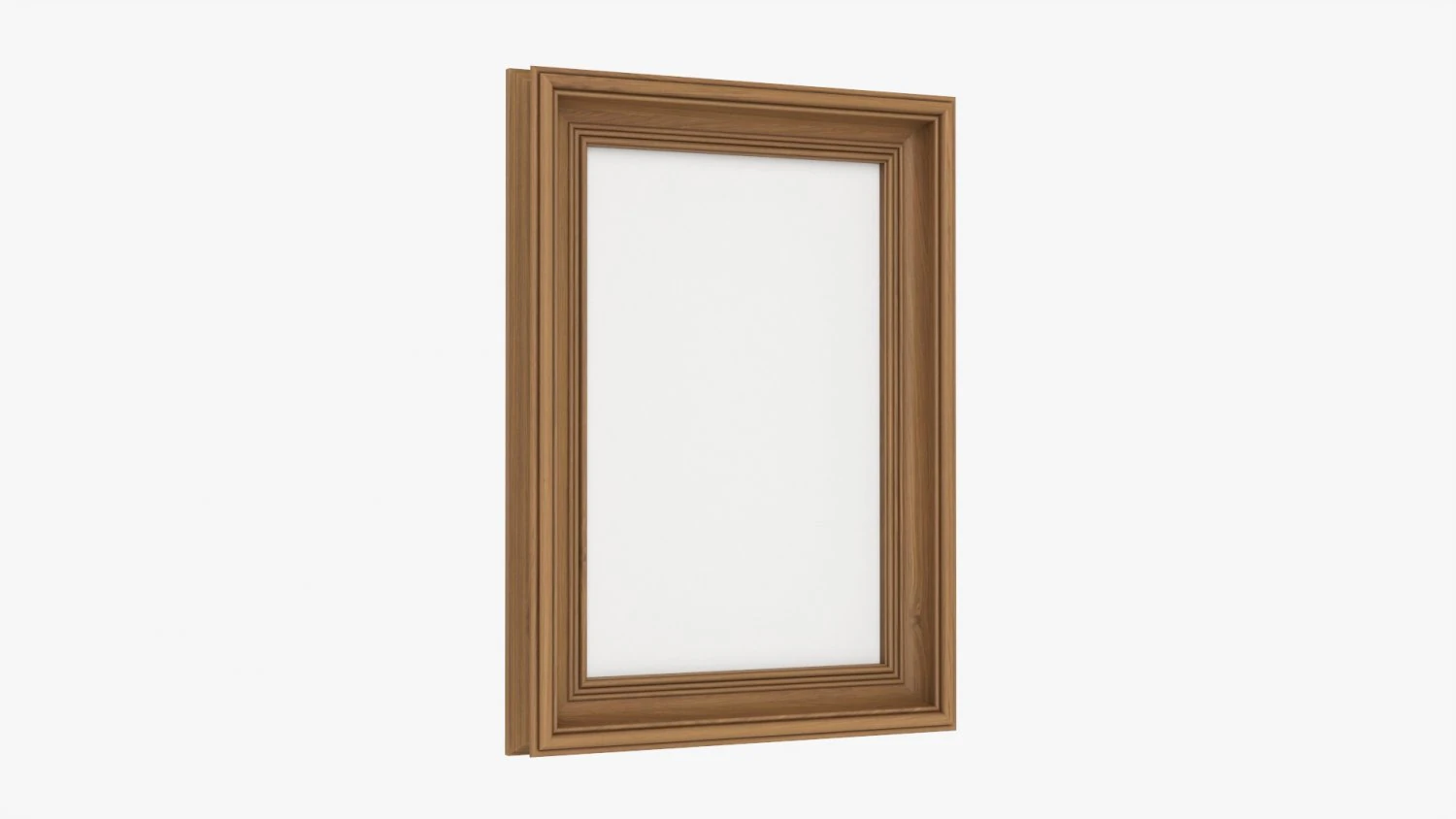Frame With Picture Portrait 01 3D Model .c4d .max .obj .3ds .fbx .stl .blend 