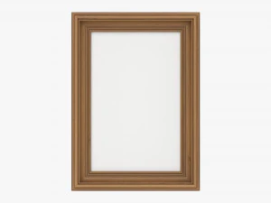 Frame With Picture Portrait 01 3D Model