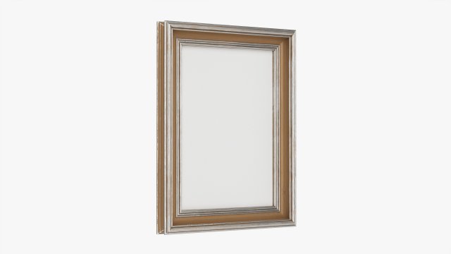 Frame With Picture Portrait 03 3D Model .c4d .max .obj .3ds .fbx .stl .blend 