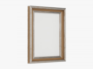 Frame With Picture Portrait 03 3D Model