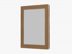 Frame With Picture Portrait 03 3D Model