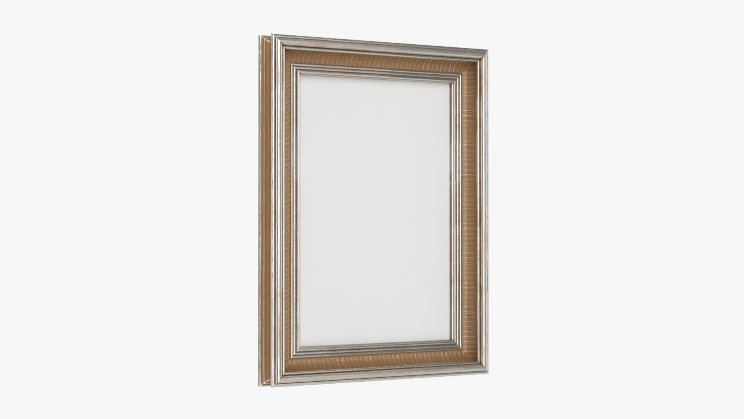 Frame With Picture Portrait 04 3D Model .c4d .max .obj .3ds .fbx .stl .blend