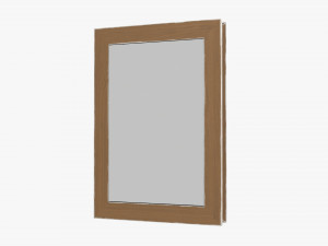 Frame With Picture Portrait 04 3D Model