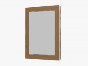 Frame With Picture Portrait 04 3D Model