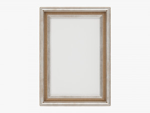 Frame With Picture Portrait 04 3D Model