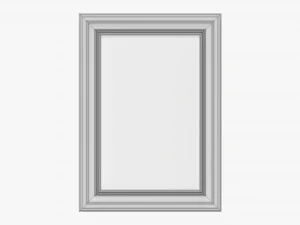 Frame With Picture Portrait 04 3D Model