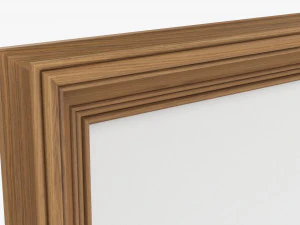 Frame With Picture Square 01 3D Model