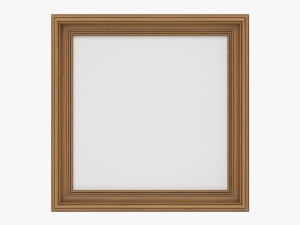 Frame With Picture Square 01 3D Model