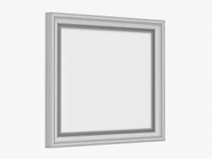 Frame With Picture Square 01 3D Model