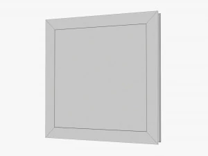 Frame With Picture Square 01 3D Model