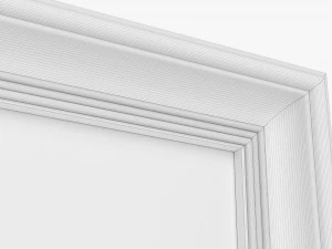 Frame With Picture Square 01 3D Model