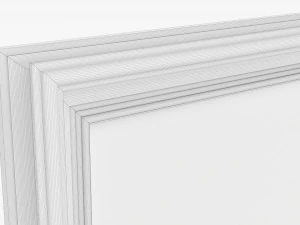 Frame With Picture Square 01 3D Model