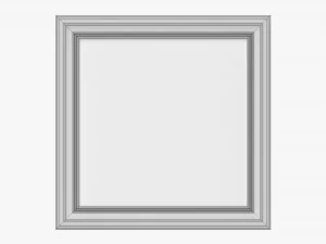 Frame With Picture Square 01 3D Model